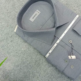 پیراهن ساده تکرنگ قواره کلاسیک استین بلند_ پارچه فلورا درجه یک