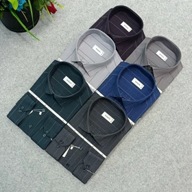 پیراهن استین بلند مردانه ( قواره کلاسیک-قواره معمولی )- پیراهن مجلسی طرحدار مردانه