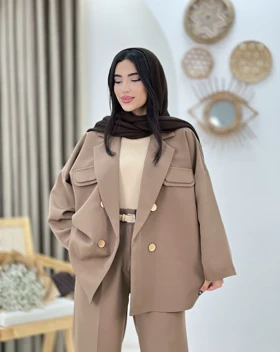 کت و شلوار مانلی(16)کد:5019