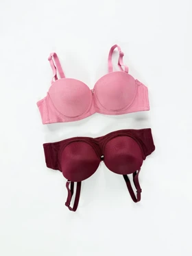 سوتین تک اسفنجی فنر دار نگین‌دار