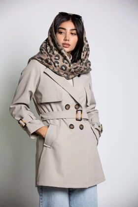 بارانی زنانه سانتانا ژیله دوبل میدی