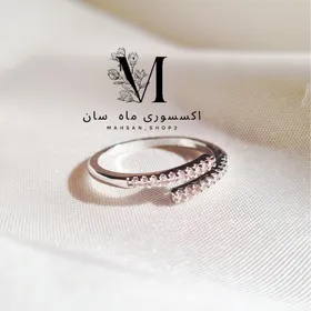انگشتر مینیمال دخترانه جذاب در رنگ سیلور طرح Elegant ولنتاین در 4طرح جذاب