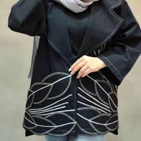 کت لینن گلدوزی