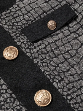 کت زنانه مجلسی کتان لمه آستر دار جیب نما کلاسیک وستا