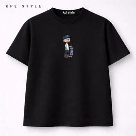 تیشرت اسکیت برد قواره باکسی | %100 پنبه گرم بالا کد 1254