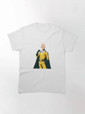 تیشرت مرد تک مشتی تیشرت One Punch Man طرح Saitama One-Punch Man