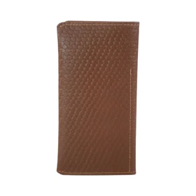 کیف پول چرمیران pd1064 عسلی حصیری پالتویی