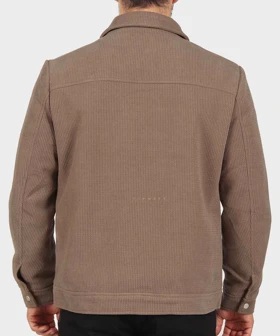 کت کتان زیپ‌دار و داخل خز 2603