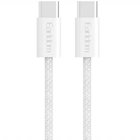 کابل دو سر تایپ سی ارلدام مدل EC-196C-C توان 60 وات 1 متر