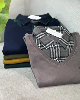 پلیور دورس مردانه یقه دار بردیا 2