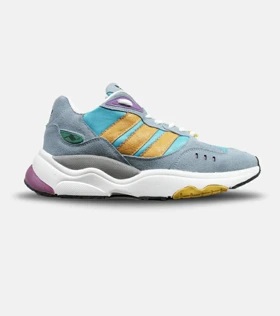 کفش کتانی مردانه آبی فیلی زرد ADIDAS torsion