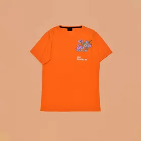 تیشرت جیب‌دار طرح گل