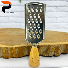 رنده تخت درشت دسته چوبی طرح لبخند