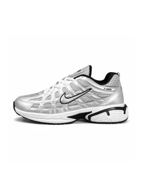 کتانی مردانه مدل رانینگ نایک P6000 نقره ای مشکیNIKE