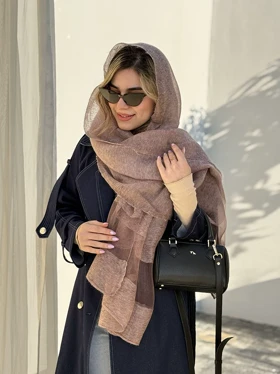شال دونا 2 کد727 (گلبهی)