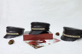 کلاه کاپیتانی تمام چرم