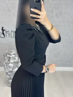 پیراهن یقه زنجیر : 8998
