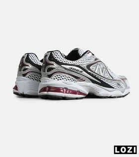 کفش کتانی مردانه و زنانه مشکی طوسی قرمز NEW BALANCE 1064 مدل 8154