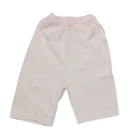 ست تیشرت آستین کوتاه و شلوارک بچگانه مدل لبخند کد PJ1151 رنگ کرم