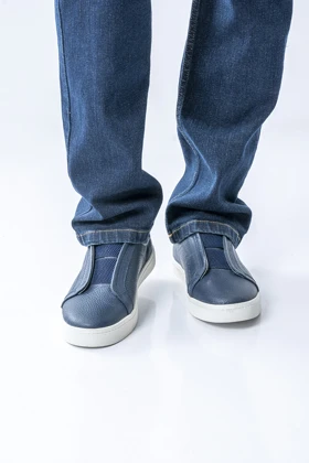 ونس جلو کش چرم طبیعی مردانه