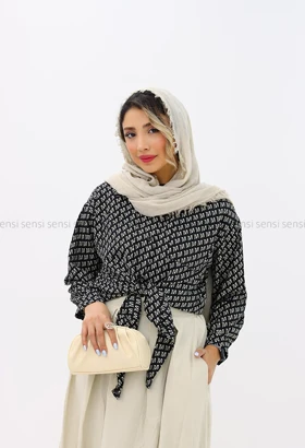 شومیز جلو گره‌ای
