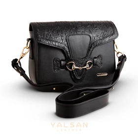 کیف دوشی زنانه چرم یلسان مدل اما کد 131-CLP