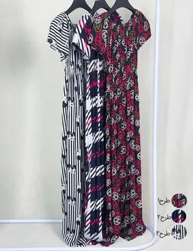 پیراهن ساحلی دخترانه عروسکی کد : 100206B