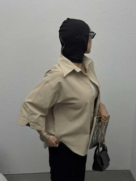 شومیز آستین دکمه