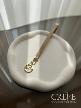 دستبند چرم طرح برند