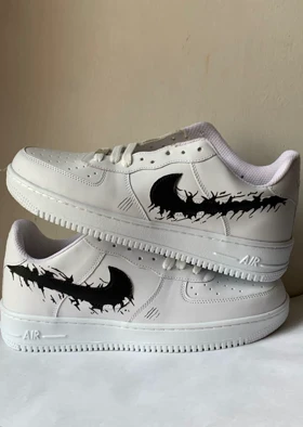کفش نایک ایرفورس طرح بتمن batman nike تک سایز