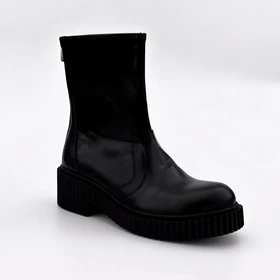 کفش نیم بوت زنانه مدل Stradivarius Flat Ankle Boots - BTB95