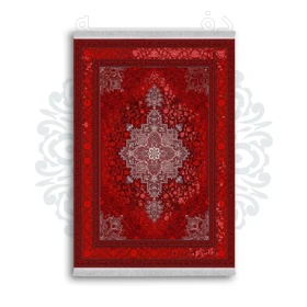 فرشینه از جنس پارچه هازان مخمل ترک طرح سنتی و مدرن برند دفه کد DAMG345