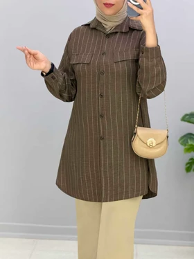 مانتو سایز بزرگ شانتون مودا کد 9571165