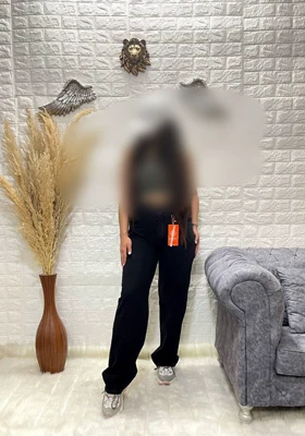 شلوار لی بگ پشت کش