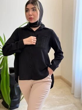 شومیز پلینا پشت پلیسه