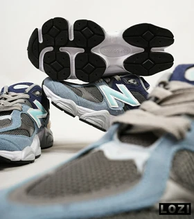 کفش کتانی زنانه آبی طوسی NEW BALANCE 9060 مدل 4276