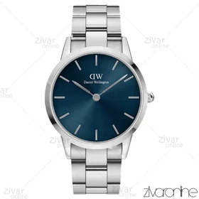 ساعت دنیل ولینگتون آیکونیک لینک مردانه سیلور صفحه سرمه ای 103908