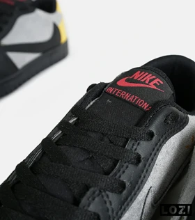 کفش کتانی مردانه قهوه ای طوسی مشکی خردلی NIKE travis scott