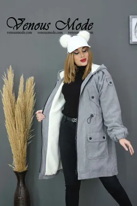 کاپشن مخمل کبریتی کمرگت