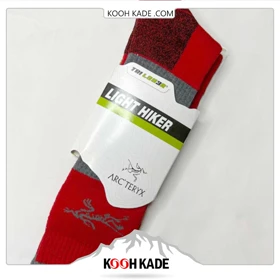 جوراب کوهنوردی LIGHT HIKER ARCTERYX قرمز