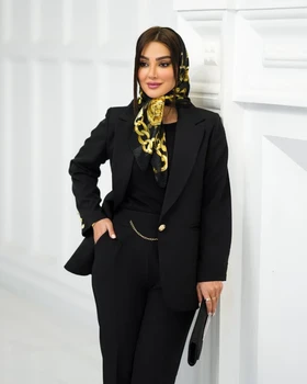 کت و شلوار تک دگمه زنجیری کد 780