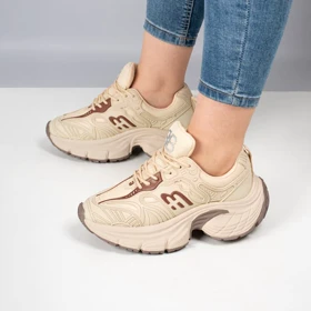 کفش و کتانی زنانه و دخترانه مدل بالنسیاگا BALENCIGA رنگ کرم