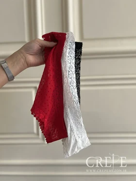 شورت توری خالدار ترک