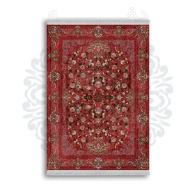 فرشینه از جنس پارچه هازان مخمل ترک طرح سنتی و مدرن برند دفه کد DAMG90