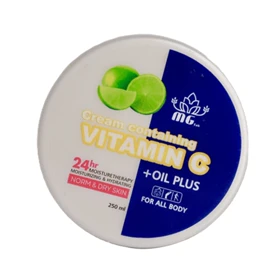کرم مرطوب کننده و آبرسان ویتامین سی ام جی تک 250 میل