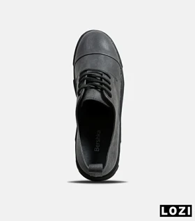 کفش کتانی مردانه طوسی BERSHKA