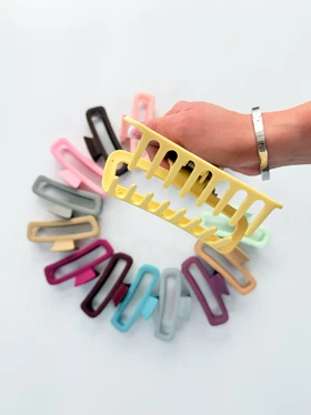 کلیپس مو شمعی مستطیل