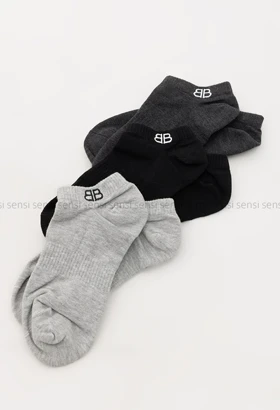 جوراب مردانه Balenciaga مچی پنبه کد20000046