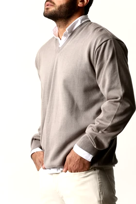 بافت یقه هفت بیسیک مردانه