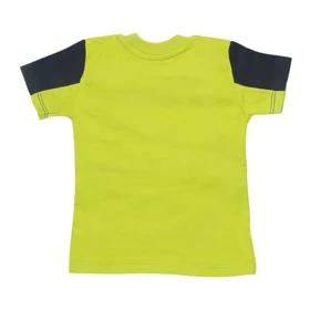 ست تیشرت آستین کوتاه و شلوارک پسرانه مدل خرس کد PJ1148 رنگ سبز